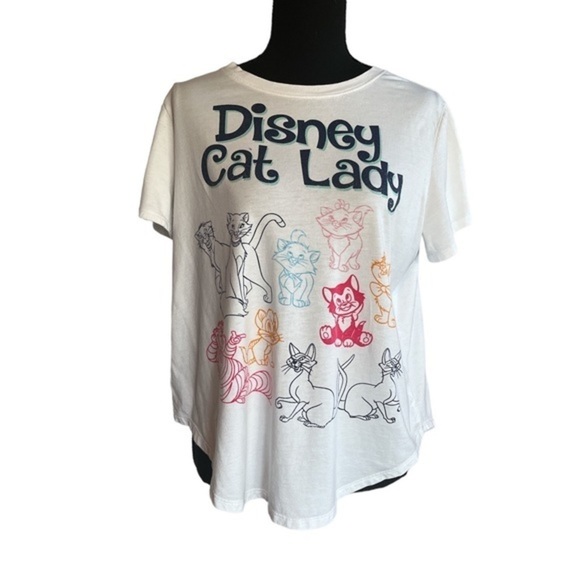 Disney Tops - Disney Parks | Disney Cat‎ Lady | Sort Sleeve Tshirt | Size L